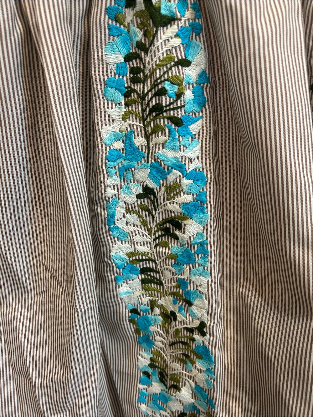 Margarita mercantile Embroidered Flutter Sleeve Mexican blouse size M? - Picture 3 of 8